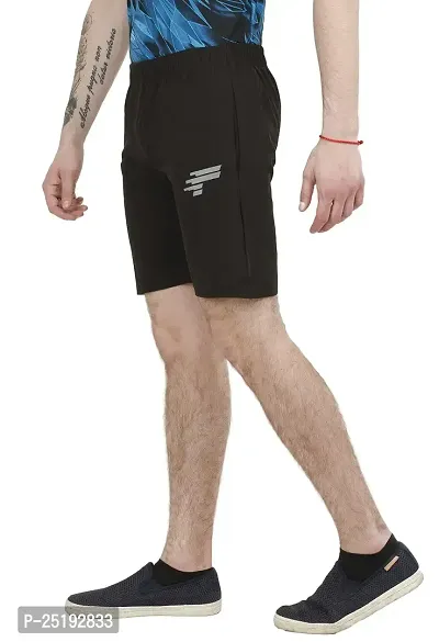 FASTORO-Men's Traning Short (Large) Black-thumb2