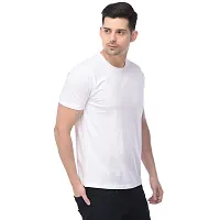 Branded Round Neck Plain T shirts For Men  Women Boys  Girls 100% Pure Cotton Regular Slim Fit T shirts Round Neck Half sleeve for Casual Wear In Summer - Different Colors To Choose From?-thumb3