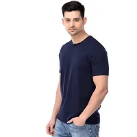 Branded Round Neck Plain T shirts For Men  Women Boys  Girls 100% Pure Cotton Regular Slim Fit T shirts Round Neck Half sleeve for Casual Wear In Summer - Different coloura to choose from-thumb2