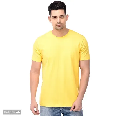 Branded Round Neck Plain T shirts For Men  Women Boys  Girls 100% Pure Cotton Regular Slim Fit T shirts Round Neck Half sleeve for Casual Wear In Summer - Different Colors To Choose From?-thumb0