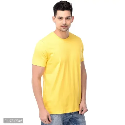 Branded Round Neck Plain T shirts For Men  Women Boys  Girls 100% Pure Cotton Regular Slim Fit T shirts Round Neck Half sleeve for Casual Wear In Summer - Different Colors To Choose From?-thumb4