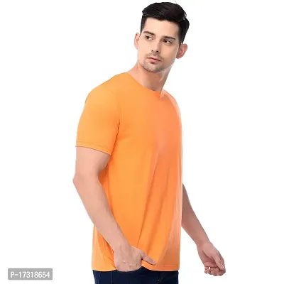 Branded Round Neck Plain T shirts For Men  Women Boys  Girls 100% Pure Cotton Regular Slim Fit T shirts Round Neck Half sleeve for Casual Wear In Summer - Different Colors To Choose From?-thumb4