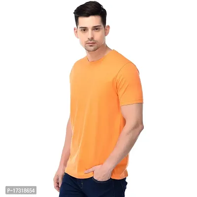 Branded Round Neck Plain T shirts For Men  Women Boys  Girls 100% Pure Cotton Regular Slim Fit T shirts Round Neck Half sleeve for Casual Wear In Summer - Different Colors To Choose From?-thumb3