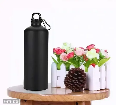 Sipper Aluminum Bottle Vacuum Insulated Flask Water Bottle - 750 ML Sipper Water Bottle for Kids Men Women to Carry Your Own Beverages - Pack of One - Black Matte-thumb4