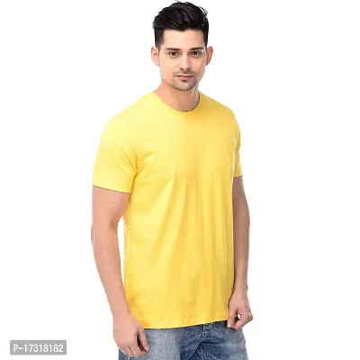 Branded Round Neck Plain T shirts For Men  Women Boys  Girls 100% Pure Cotton Regular Slim Fit T shirts Round Neck Half sleeve for Casual Wear In Summer - Different coloura to choose from-thumb4