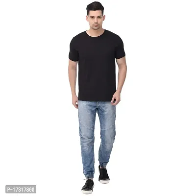 Branded Round Neck Plain T shirts For Men  Women Boys  Girls 100% Pure Cotton Regular Slim Fit T shirts Round Neck Half sleeve for Casual Wear In Summer - Different coloura to choose from-thumb2