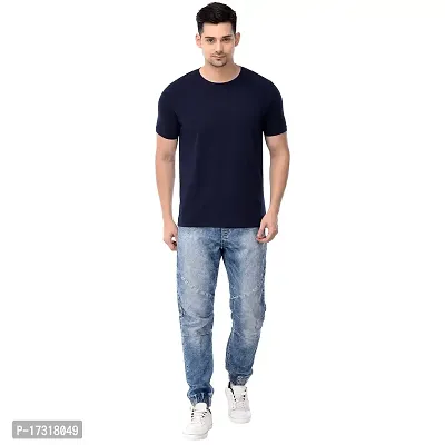 Branded Round Neck Plain T shirts For Men  Women Boys  Girls 100% Pure Cotton Regular Slim Fit T shirts Round Neck Half sleeve for Casual Wear In Summer - Different coloura to choose from-thumb2