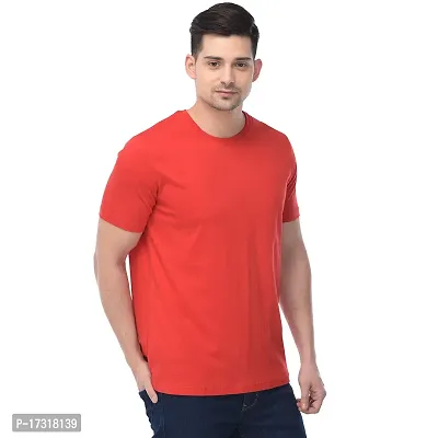 Branded Round Neck Plain T shirts For Men  Women Boys  Girls 100% Pure Cotton Regular Slim Fit T shirts Round Neck Half sleeve for Casual Wear In Summer - Different coloura to choose from-thumb4