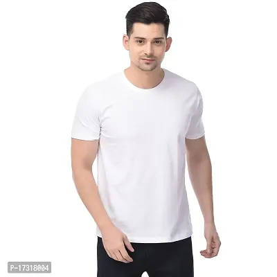 Branded Round Neck Plain T shirts For Men  Women Boys  Girls 100% Pure Cotton Regular Slim Fit T shirts Round Neck Half sleeve for Casual Wear In Summer - Different Colors To Choose From?-thumb0