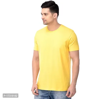 Branded Round Neck Plain T shirts For Men  Women Boys  Girls 100% Pure Cotton Regular Slim Fit T shirts Round Neck Half sleeve for Casual Wear In Summer - Different coloura to choose from-thumb3