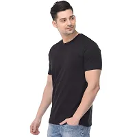 Branded Round Neck Plain T shirts For Men  Women Boys  Girls 100% Pure Cotton Regular Slim Fit T shirts Round Neck Half sleeve for Casual Wear In Summer - Different coloura to choose from-thumb2