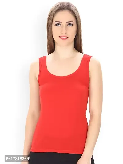 BAZARVILLE Women/Girls Pure Cotton Casual Tank/Spaghetti top, Honey-Combed Camisole Camisole for Girls  Women, Regular Fit-thumb1