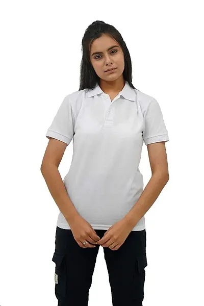 Stylish Cotton Solid Polo T-Shirt