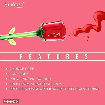 Liquid Smudge Proof  Waterproof Red sindoor-thumb2