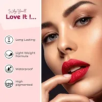 Shryoan  Matte Non Sticky Lip Gloss  for Women's  Girl's-thumb1