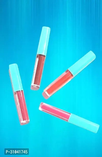 Maylin POP Liquid Lipstick ( Pack of 4 ) l 4 Different Shade l-thumb2