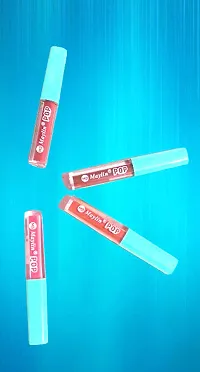 Maylin POP Liquid Lipstick ( Pack of 4 ) l 4 Different Shade l-thumb2