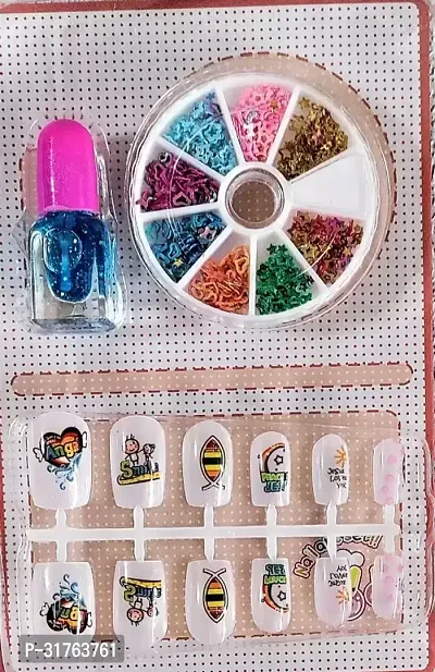 Nail Art set, Multi Color Nail Polish Pack of 1