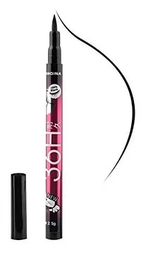 Creamy Texture  Long Stay Lipstick ( Lipstick Pack of 5 ) with One 36 H Eyeliner l-thumb1