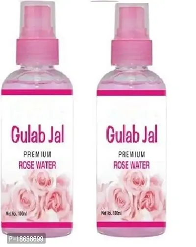 YOVIEX Gulab Jal/Rose Water Pure Rose Water Skin Toner Pack Rose Water Gulab Jal Face Cleanser Facial Cleaning Spray Skin Toner for Men  Women 100% Natural  Sulphate-free| Quantity - 200 ML