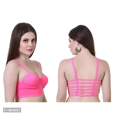 YOVIEX Women's Full Covergae 6 Strapped Bra | Colour - Pink