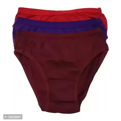 YOVIEX Cotton Panty?for Women Pack of 3, Color - Multicolor