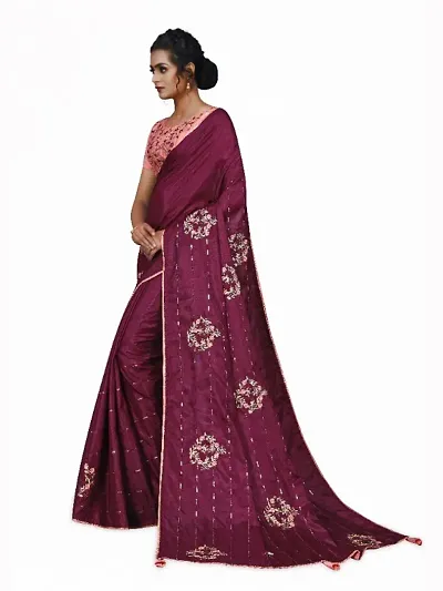 Elegant Satin Sarees 