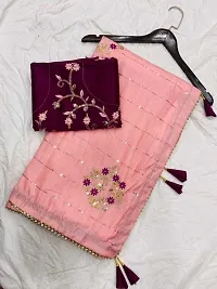 Embroidered WIth Sequence Saree-thumb1