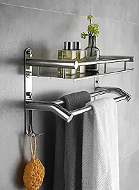 Rakmap Stainless Steel Towel Rod for Bathroom-thumb3