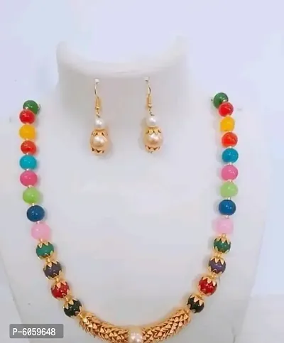 Buy Blue and Pink Amravati Ocean Oval Shape Beads Online at  Unnatisilks.com|UJ252