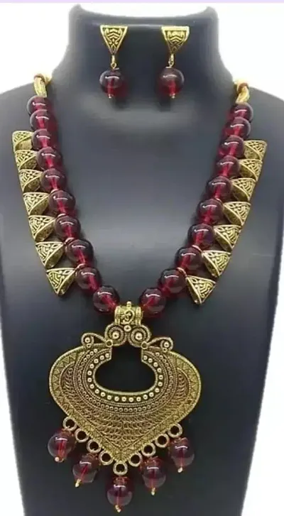 Traditional Alloy Gold Plated Necklace