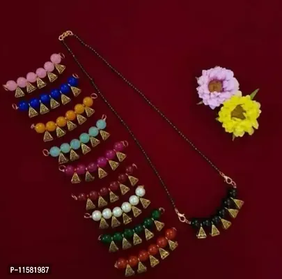 MULTI 10 COLOUR CHANGABLE MANGALSUTRA SET