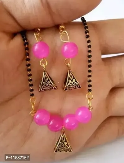 Elegant Mangal Sutras for Women with Earring