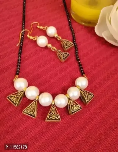 Elegant Mangal Sutras for Women with Earring