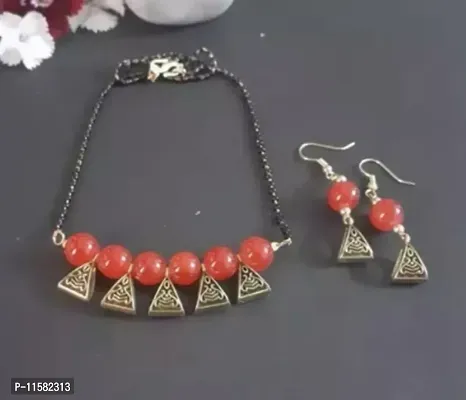 Elegant Mangal Sutras for Women with Earring-thumb0