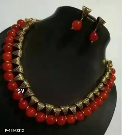 ALLOY BEADS NECKLACE