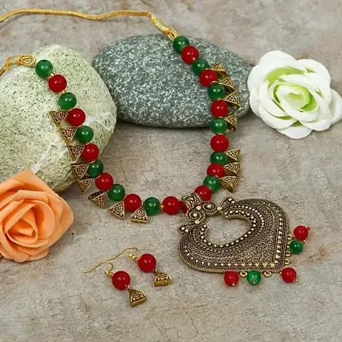 Beautiful Designer Beaded Necklace Set