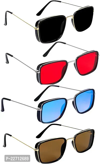 Sunglass For Men Pack Of 4-thumb0