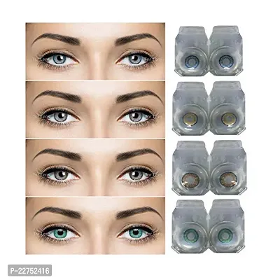 Magjons Eye Combo Pack of 4 Pairs of Monthly Color Contact Lenses