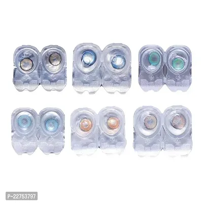 Magjons Eye Combo Pack of 6 Pairs of Monthly Color Contact Lenses