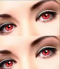 Magjons Eye  Pack of 1 Pairs of red horror  Color Contact Lenses-thumb1