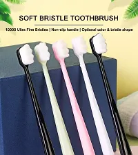 Newvent 3 Pcs Extra Soft Tooth Brush | Ultra Soft Bristled Adult Tooth brush 10000 Bristle For Teeth Cleaning Gums (Multicolor)-thumb3