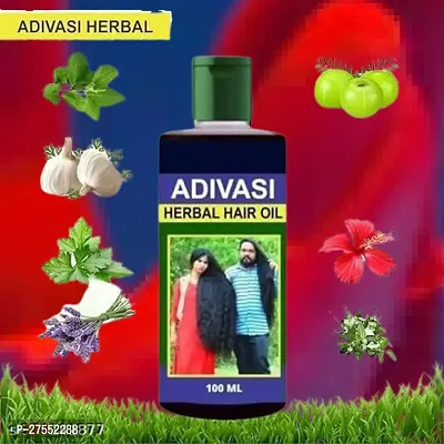 Adivasi Hair Oil For All Type Of Hair Problem Herbal Growth Hair Oil  (100 Ml)-thumb0