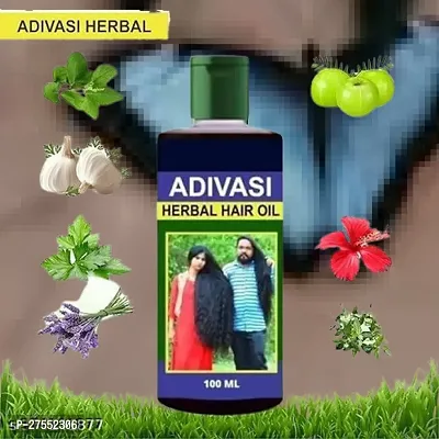 Adivasi Hair Oil For All Type Of Hair Problem Herbal Growth Hair Oil  (100 Ml)-thumb0