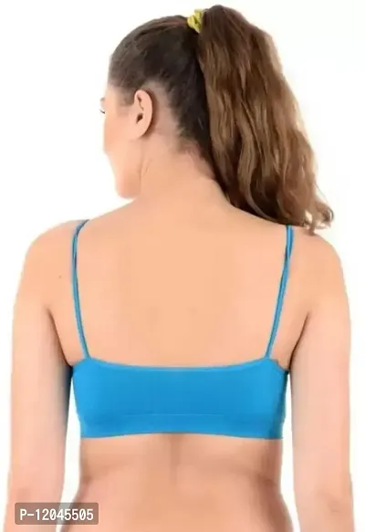 Buy DREAM ND Combo of 4 Air Bra, Sports Bra, Stretchable Thin Lace Non- Padded and Non-Wired Bra for Women and Girls (32,  Beige,Black,Blue,Sky-Blue) Online In India At Discounted Prices