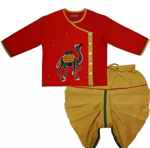 Stylish Blend Kurta Set For Boys