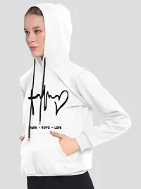 Women Hart Full Sleeve Printed Hooded Sweatshirt-thumb2