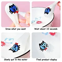 GJSHOP Floating Ink Pen, Erase Whiteboard Pen, Graffiti Water Floating Pen, Magic Water Brush Kit (8 Colors)-thumb3
