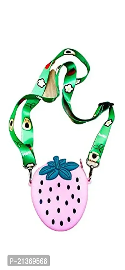 GJSHOP Strawberry Shape sling bag Small Bags Women Handbags Crossbody Sling Bags (Multicolor)-thumb4