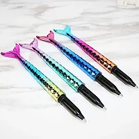 GJSHOP Mermaid Pen Set - 4 pc pen, cute pen, cute stationary, pen for kids, best gift for girls, best gift for kids (Mermaid Pen)-thumb1
